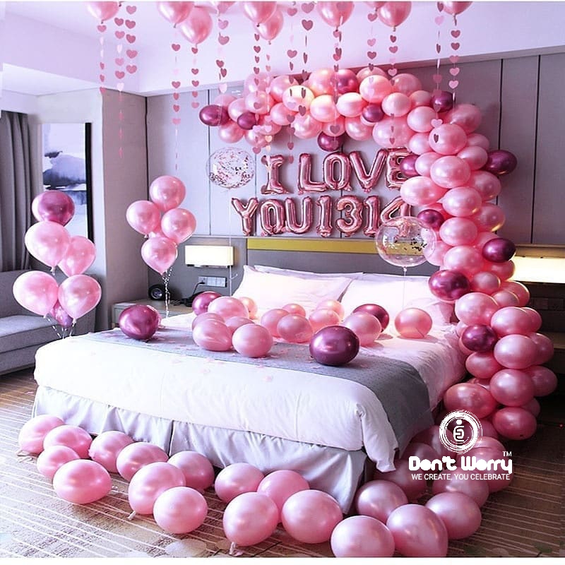 Romantic Room Decoration for Your Partner on Birthday or Anniversary
