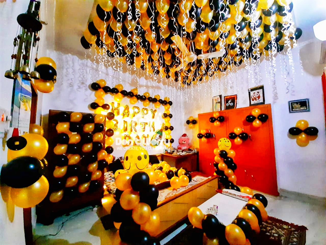 SURPRISE PARTY ROOM DECORATION FOR LOVED ONE