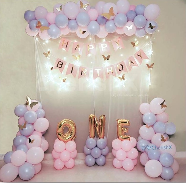 First Birthday Decoration For Baby Girl